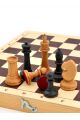 Шахматы малые «Купеческие» походный вариант фигуры из бука