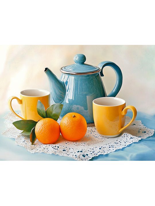Алмазная мозаика без подрамника «Натюрморт» 50x40 см
