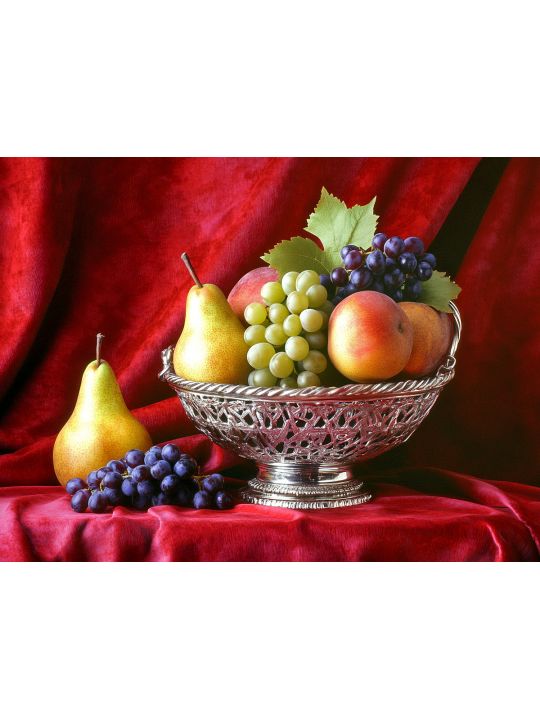 Алмазная мозаика без подрамника «Натюрморт» 50x40 см