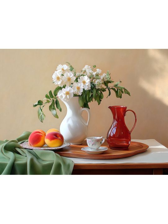 Алмазная мозаика на подрамнике «Натюрморт» 50x40 см