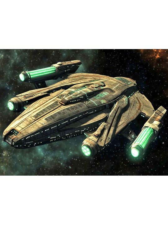 Алмазная мозаика на подрамнике «Космолёты» 70x50 см