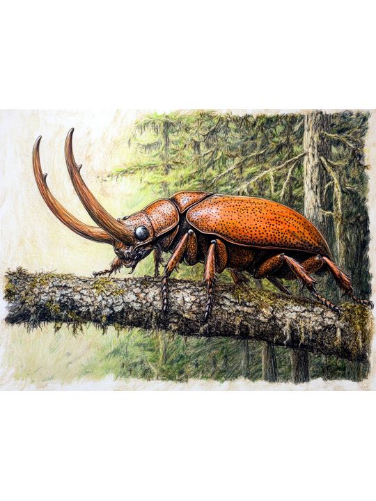 Алмазная мозаика на подрамнике «Насекомые» 40x30 см