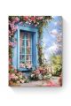 Алмазная мозаика на подрамнике «Цветочный сад» 50x40 см