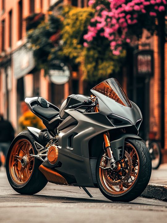 Алмазная мозаика на подрамнике «Мотоциклы» 40x30 см, 42 цветов