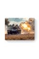 Алмазная мозаика на подрамнике «Танки» 50x40 см, 50 цветов