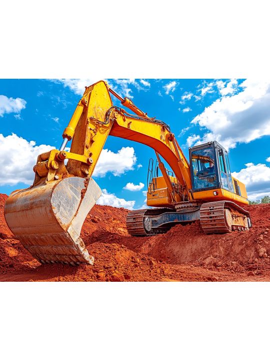 Алмазная мозаика без подрамника «Техника» 50x40 см., 47 цветов