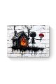Алмазная мозаика на подрамнике «Граффити» 50x40 см