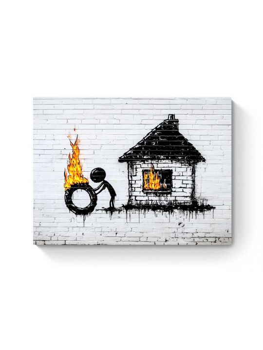 Алмазная мозаика на подрамнике «Граффити» 40x30 см