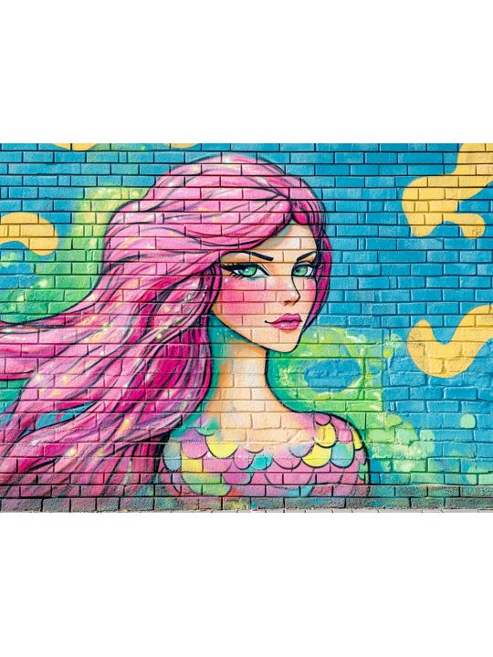 Алмазная мозаика на подрамнике «Граффити» 50x40 см