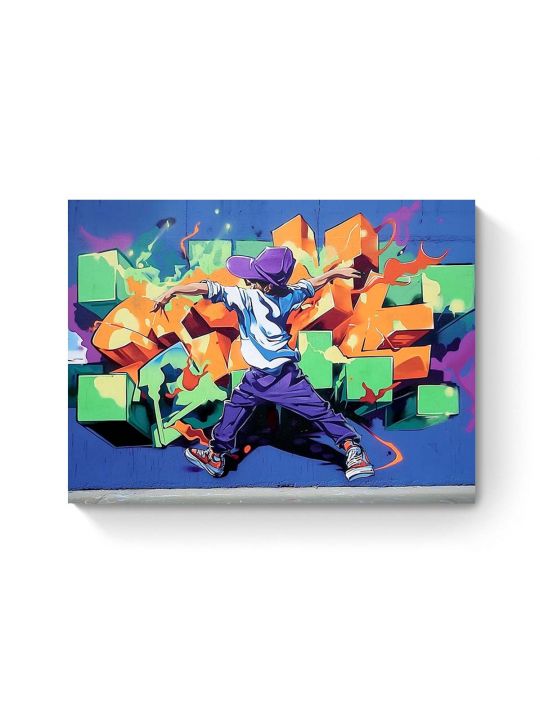 Алмазная мозаика на подрамнике «Граффити» 50x40 см