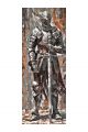 Алмазная мозаика без подрамника «Рыцарь» 100x35 см