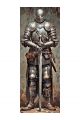 Алмазная мозаика без подрамника «Рыцарь» 90x30 см, 50 цветов