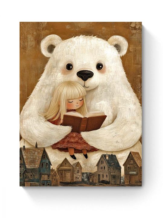 Алмазная мозаика на подрамнике «Мишка» 50x40 см