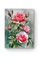 Алмазная мозаика на подрамнике «Розы» 70x50 см, 48 цветов