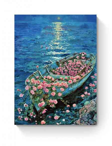 Алмазная мозаика на подрамнике «Розы» 50x40 см