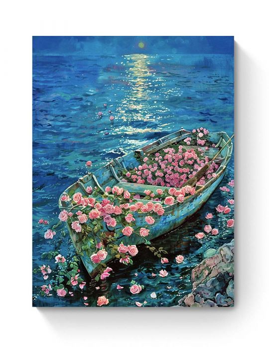 Алмазная мозаика на подрамнике «Розы» 40x30 см