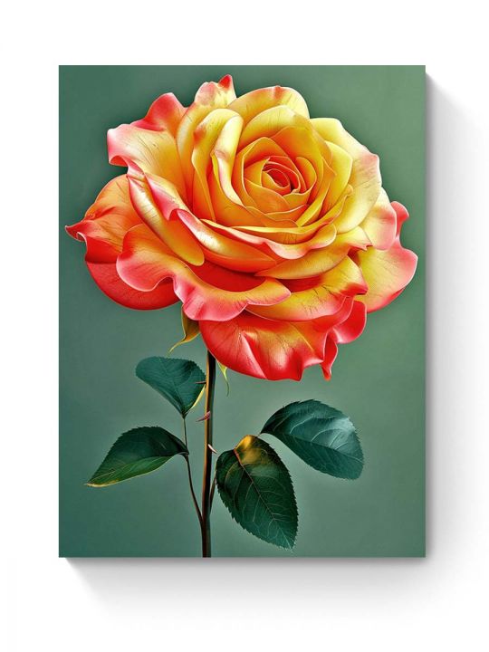 Алмазная мозаика на подрамнике «Розы» 70x50 см