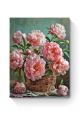 Алмазная мозаика на подрамнике «Пионы» 50x40 см