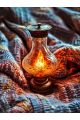 Алмазная мозаика без подрамника «Золотая осень» 90x70 см
