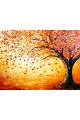 Алмазная мозаика без подрамника «Золотая осень» 25x20 см