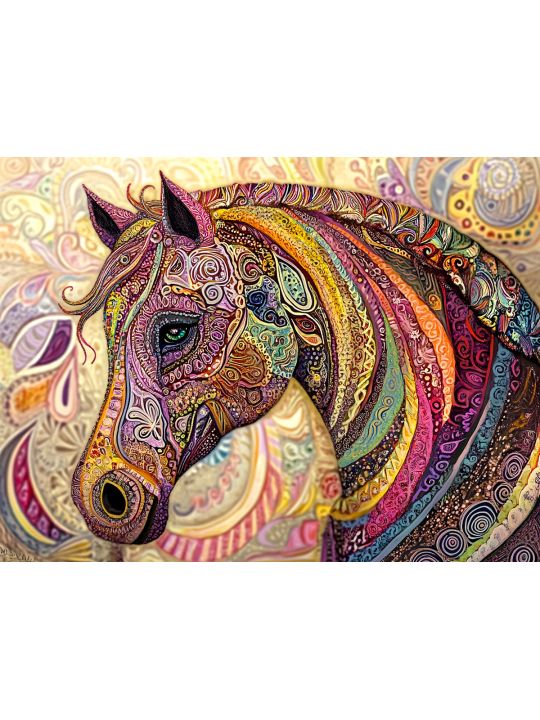 Алмазная мозаика без подрамника «Мозаика» 90x70 см.
