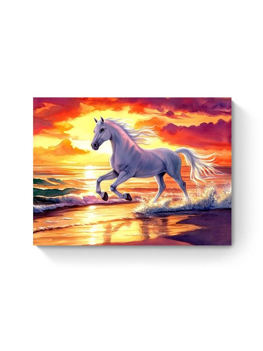 Алмазная мозаика на подрамнике «Ранний рассвет» 50x40 см