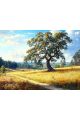 Алмазная мозаика без подрамника «Времена года» 25x20 см