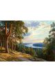 Алмазная мозаика без подрамника «Времена года» 25x20 см, 40 цветов