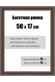 Рамка багетная для картин со стеклом 50 x 17 см, РБ-106