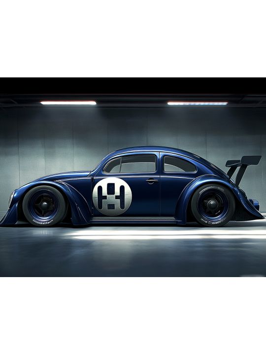 Алмазная мозаика без подрамника «Автомобиль» 90x70 см.