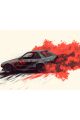 Алмазная мозаика без подрамника «Автомобиль» 25x20 см
