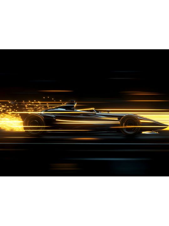 Алмазная мозаика без подрамника «Автомобиль» 25x20 см