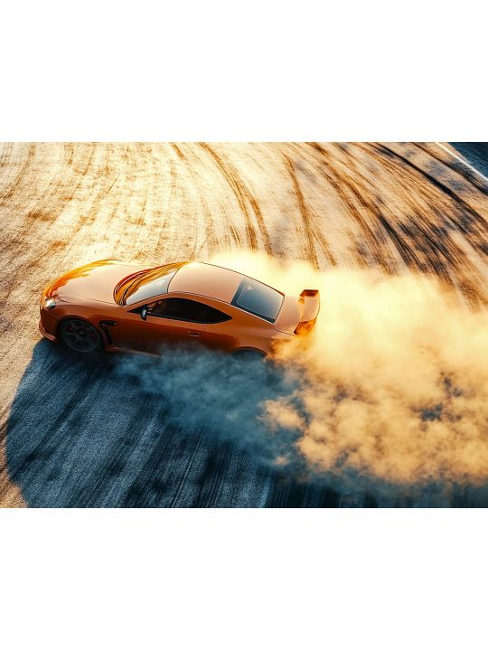 Алмазная мозаика без подрамника «Автомобиль» 25x20 см