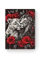 Алмазная мозаика на подрамнике «Нотка страсти» 50x40 см