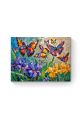 Алмазная мозаика на подрамнике «Бабочки» 40x30 см