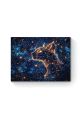 Алмазная мозаика на подрамнике «Созвездие Рыси» 40x30 см