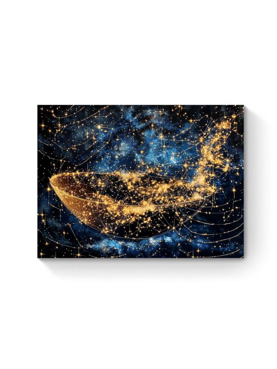 Алмазная мозаика на подрамнике «Созвездие Чаши» 40x30 см