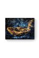 Алмазная мозаика на подрамнике «Созвездие Чаши» 40x30 см