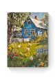 Алмазная мозаика на подрамнике «Лето в деревне» 35x25 см, 40 цветов