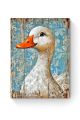 Алмазная мозаика на подрамнике «Гуси обнимуси» 50x40 см