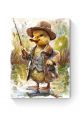 Алмазная мозаика на подрамнике «Гуси обнимуси» 50x40 см