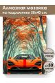 Алмазная мозаика на подрамнике «Суперкар» 50x40 см