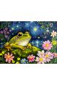 Алмазная мозаика без подрамника «Царевна» 130x100 см, 50 цветов