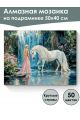Алмазная мозаика на подрамнике «Парочка» 50x40 см, 50 цветов