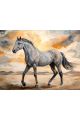 Алмазная мозаика без подрамника «Мустанг» 130x100 см