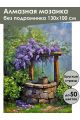 Алмазная мозаика без подрамника «Источник» 130x100 см