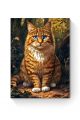 Алмазная мозаика на подрамнике «Рыжий мурлыка» 50x40 см