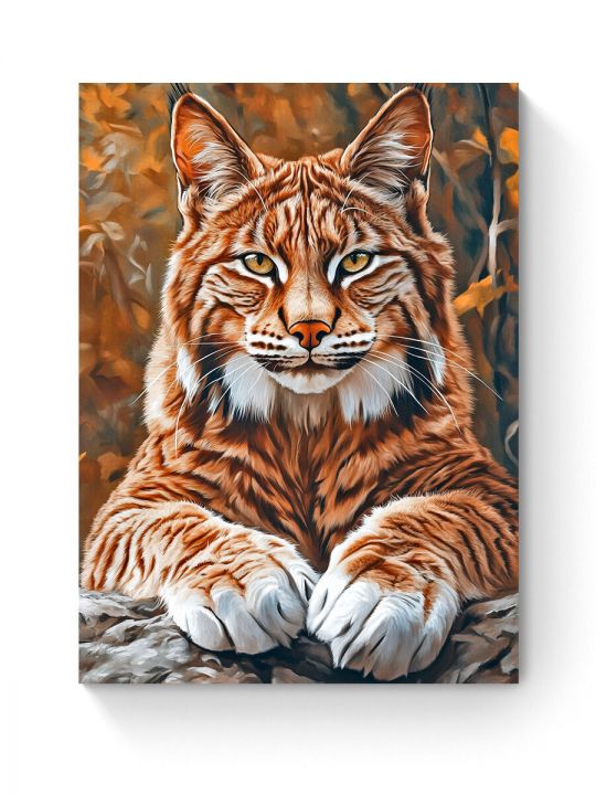 Алмазная мозаика на подрамнике «Страж леса» 50x40 см