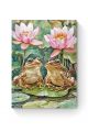 Алмазная мозаика на подрамнике «Квакушки» 50x40 см