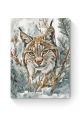 Алмазная мозаика на подрамнике «Лесная кошка» 50x40 см, 50 цветов